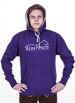 Alm Fesch Herren Contrast Hoddie