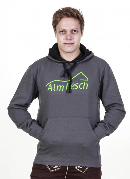 Alm Fesch Herren Contrast Hoddie