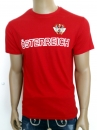 T-Shirt "Österreich", Herren, Farbe rot, 100% Baumwolle